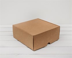УЦЕНКА Коробка для посылок, 24х24х10 см, из плотного картона, крафт