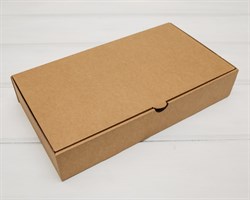 Коробка 33х18х6 см из плотного картона, крафт