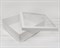 УЦЕНКА Коробка для венка с прозрачным окошком, 40х40х12 см, белая У0102038-УЦ - фото 10344
