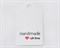 Бирка из мелованного картона, «Handmade with love», 3х5 см, белая - фото 10509