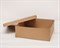 УЦЕНКА Коробка из плотного картона, 33х31х11,5 см, крышка-дно, крафт У0115004-УЦ - фото 10531