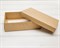 Коробка из мелованного картона, 20х14,5х5 см, крышка-дно, крафт У0115036 - фото 10738