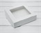 УЦЕНКА Коробка для выпечки и пирожных, 19,5х19,5х4,8 см, с прозрачным окошком, белая - фото 11432