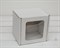 УЦЕНКА Коробка с окошком, 13х13х11 см, из плотного картона, белая - фото 11562