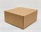 УЦЕНКА Коробка для посылок, 22х22х11 см, из плотного картона, крафт - фото 11776