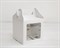 Коробка с окошком и ручкой, 15х15х15 см, белая - фото 12170
