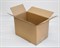 Коробка для посылок 18,5х18,5х10 см из плотного картона, крафт. Неактуальная - фото 12195