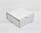 Коробка 10х10х4 см из плотного картона, белая - фото 12618
