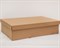 УЦЕНКА Коробка из плотного картона, 42,5х27х11 см, крышка-дно, крафт - фото 12987