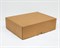 Коробка для посылок, 35х26,5х10 см, из плотного картона, крафт - фото 13409