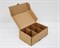 Коробка для посылок с ячейками, 23х15х9 см, из плотного картона, крафт - фото 14022
