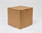 Коробка для посылок, 20х20х20 см, из плотного картона, крафт - фото 14252