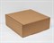 Коробка для посылок, 32х32х12 см, из плотного картона, крафт - фото 14260