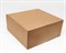 Коробка для посылок, 45х45х20 см, из плотного картона, крафт - фото 14271