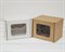 УЦЕНКА Коробка с окошком, 10х10х12 см, из плотного картона, белая У0102052-УЦ - фото 14573