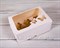 Коробка для капкейков/маффинов на 6 шт, с прозрачным окошком  Бабочки, 25х17х11 см, белая - фото 5286