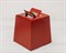 Коробка для пряничного домика/кулича, трапеция, низ 18,5 см, верх 15,5 см, высота 18,5 см, бордовая - фото 5461