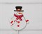 Топпер   Снеговик в шарфе - фото 5551