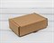 Коробка маленькая, 10х7,5х3 см, из плотного картона, крафт - фото 5840