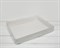 Коробка с прозрачной крышкой Классика, 30х20х4,5 см, белая - фото 7106