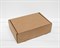 Коробка для посылок, 28х20х9 см из плотного картона, крафт - фото 7119