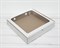 Коробка с окошком, 30х30х6 см, белая - фото 7120