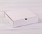 Коробка для пирога, 24х24х6 см из плотного картона, белая - фото 7453