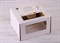 Коробка для торта от 1 до 3 кг, 30х30х19 см,  с ручками и прозрачным окошком, белая - фото 7584