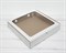 УЦЕНКА Коробка с окошком, 30х30х6 см, белая - фото 8484