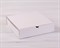 УЦЕНКА Коробка для пирога 24х24х6 см из плотного картона, белая - фото 8552