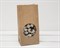 УЦЕНКА Крафт пакет бумажный с окошком 20х10х6, коричневый - фото 8560