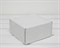 Коробка для посылок, 16х16х6 см, из плотного картона, белая - фото 8585