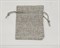 Мешочек подарочный из холщи, 7х9 см, серый, 1 шт. У1601004 - фото 9519