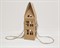 Коробка декоративная Домик с ручками и окошками, 11х11х37 см - фото 9547